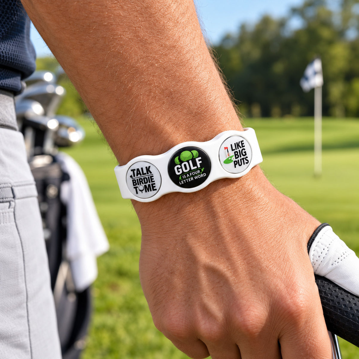 The Crisp White Wristband