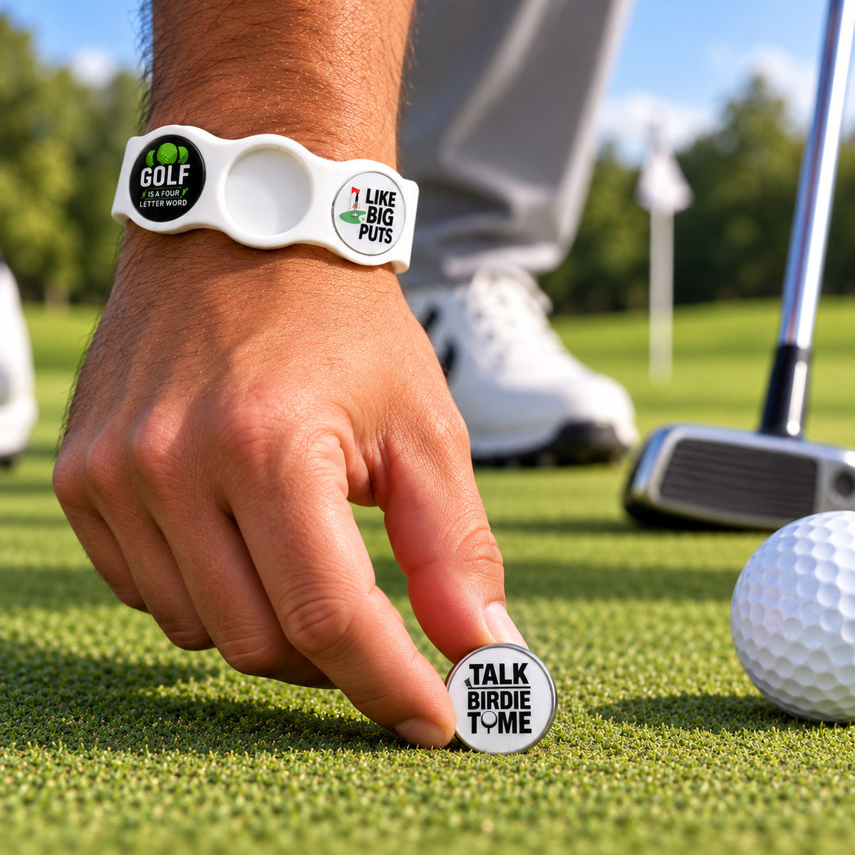 The Crisp White Wristband