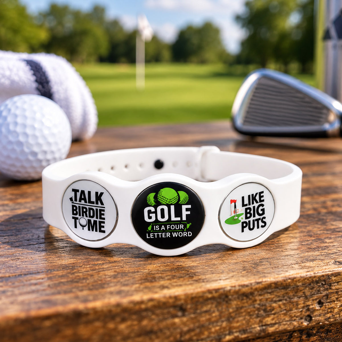 The Crisp White Wristband